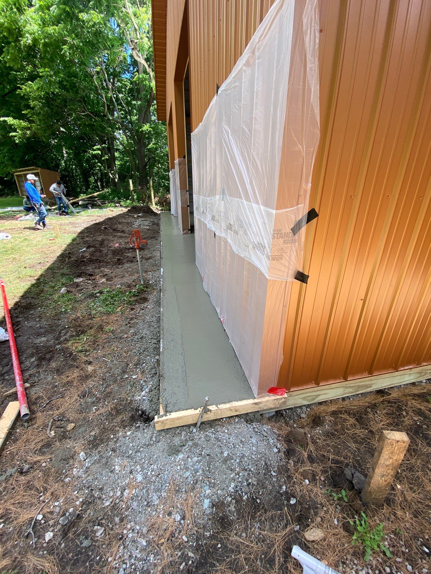 40'x50'x16' Pole Barn Project by The Barn Builders