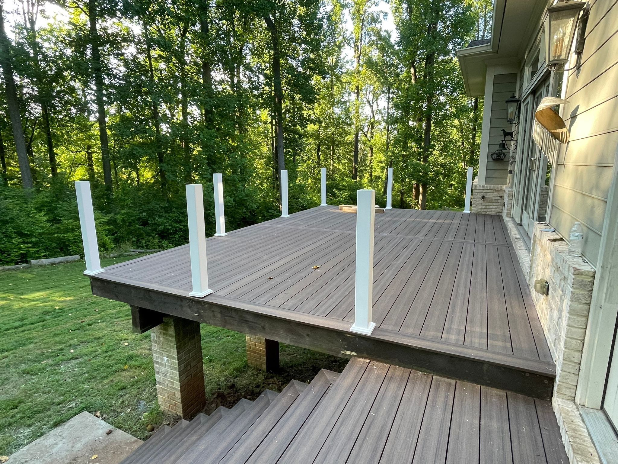 Deck Resurface using Deckorators Voyage - Color Khaya by deck guardian