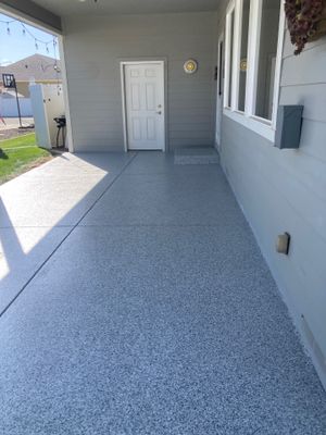 Patio Transformation using 1/8 Tidal Wave