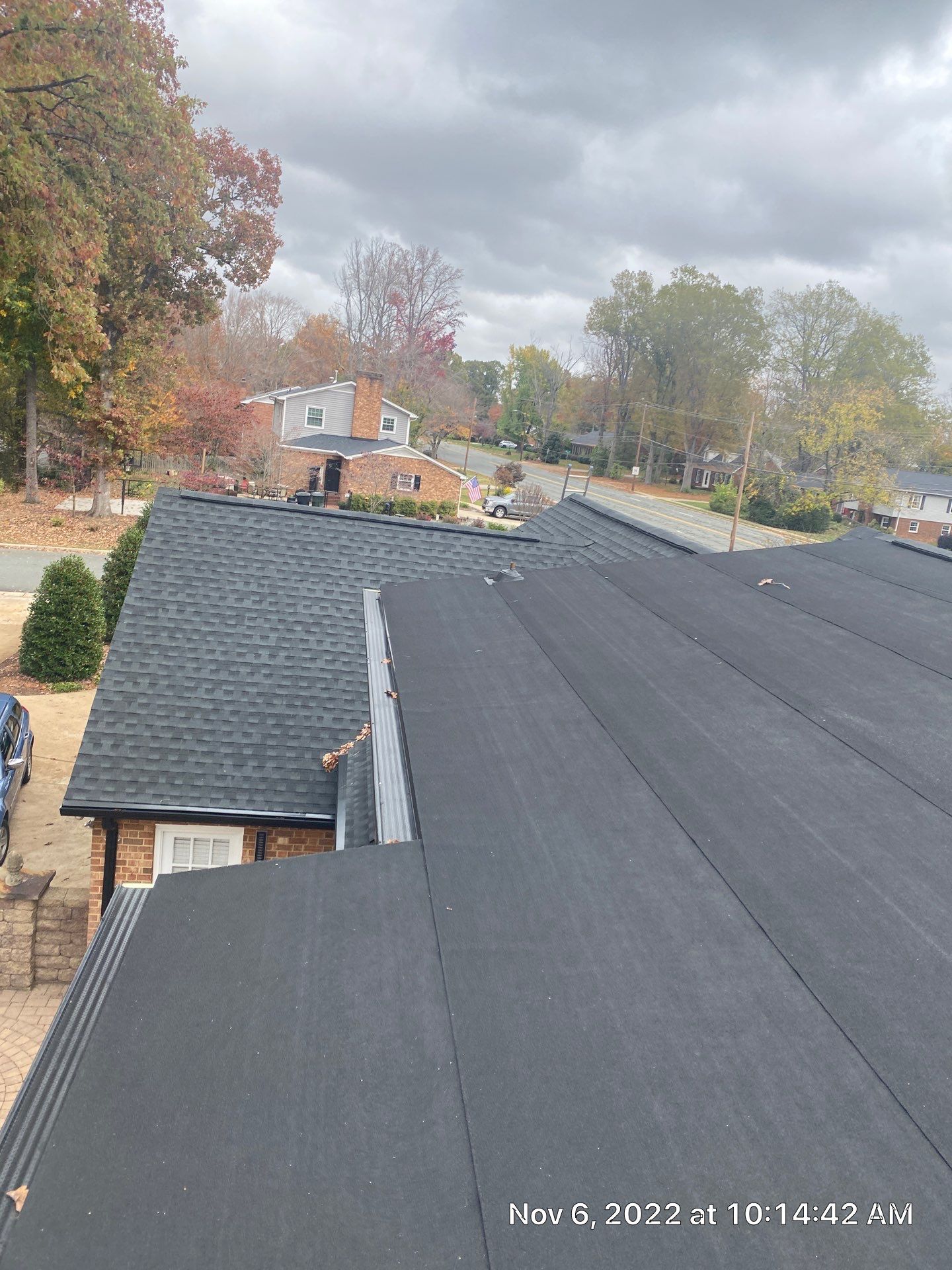 New Roof and 6 inch Gutters by Just In Time Roofing and Restoration