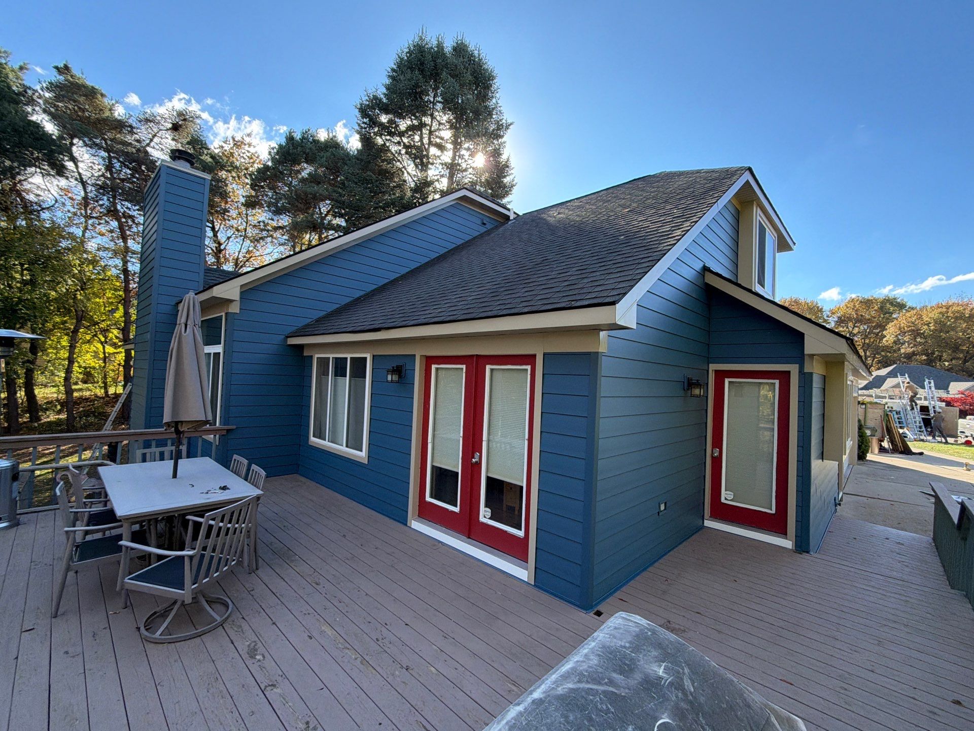 Siding Replacement using Ascend Laguna Blue by 180 Contractors