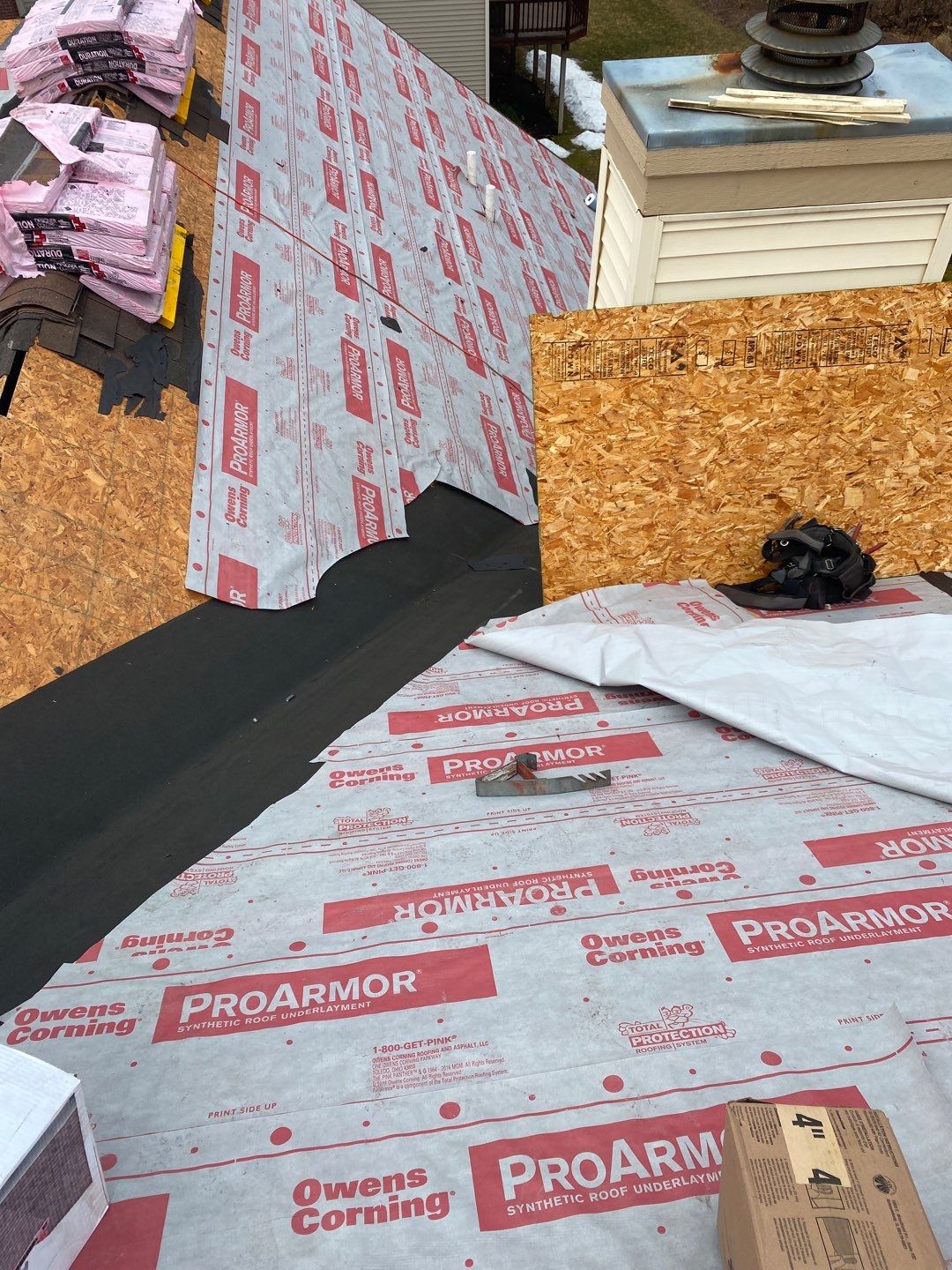 Roof Replacement using Owens Corning by 180 Contractors