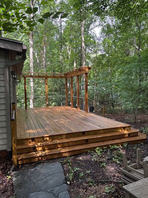 Deck using Wood Sealant