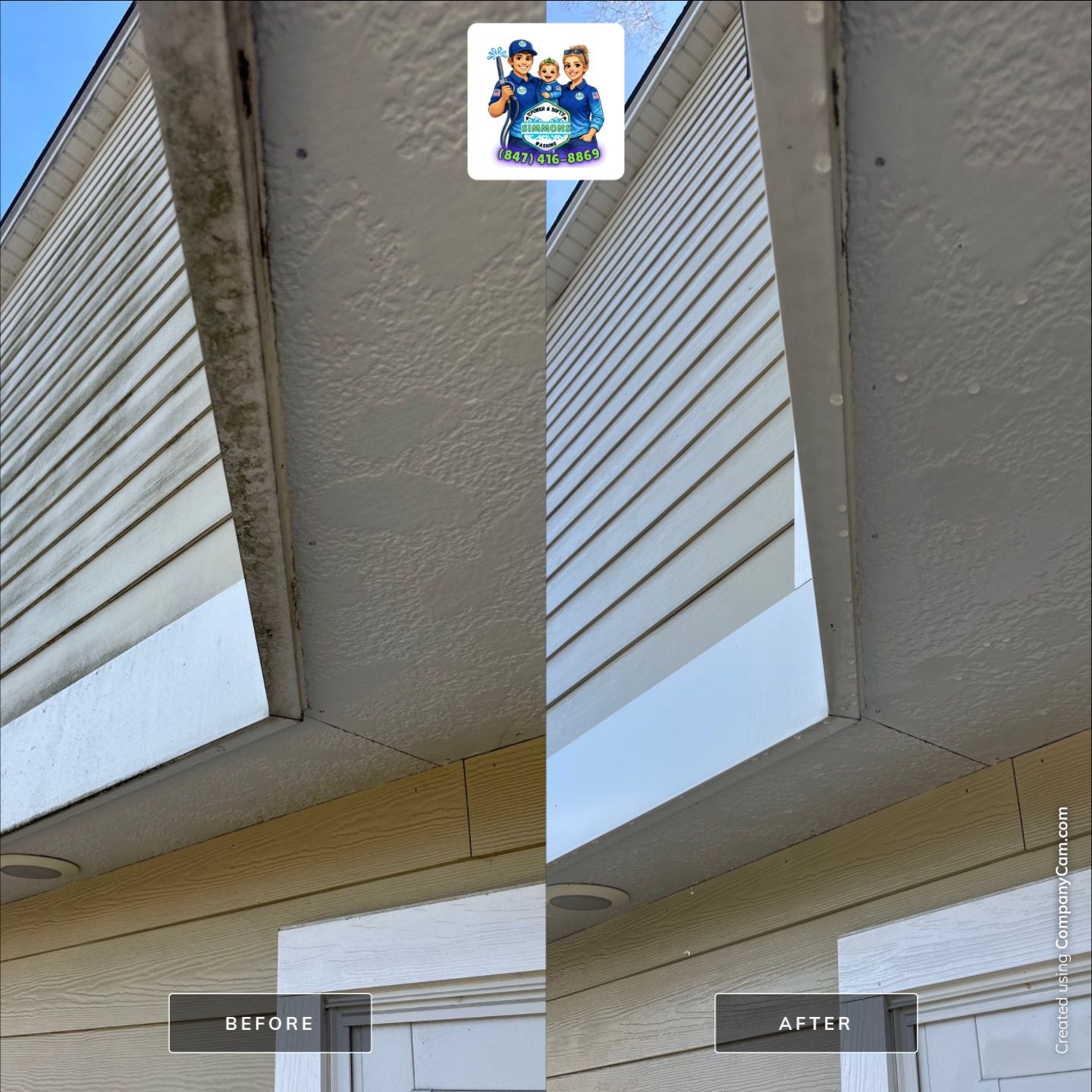 Project in Glenview by Simmons Power & Soft Washing