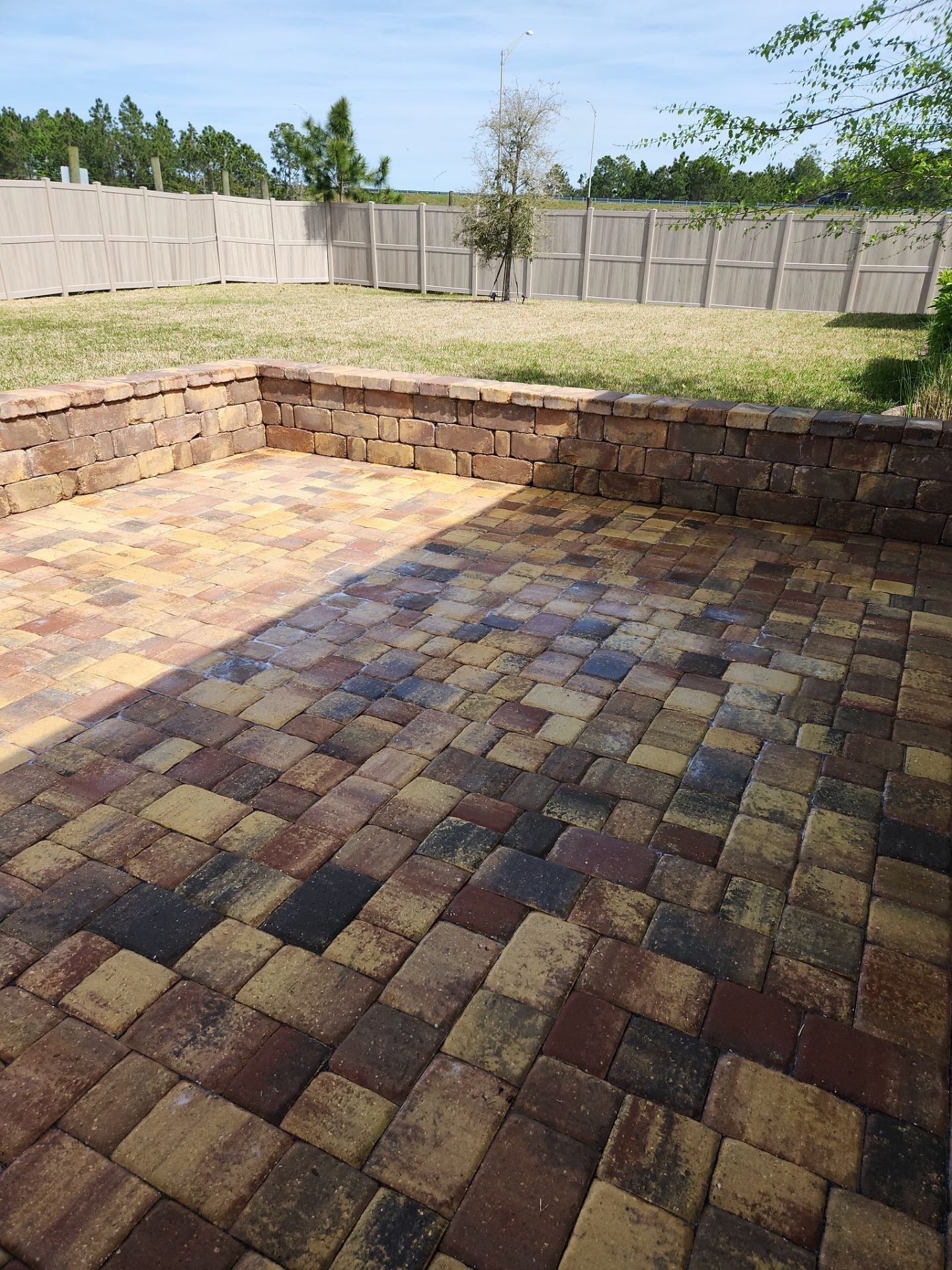 paver patio using Concrete Sealant by DuraSeal