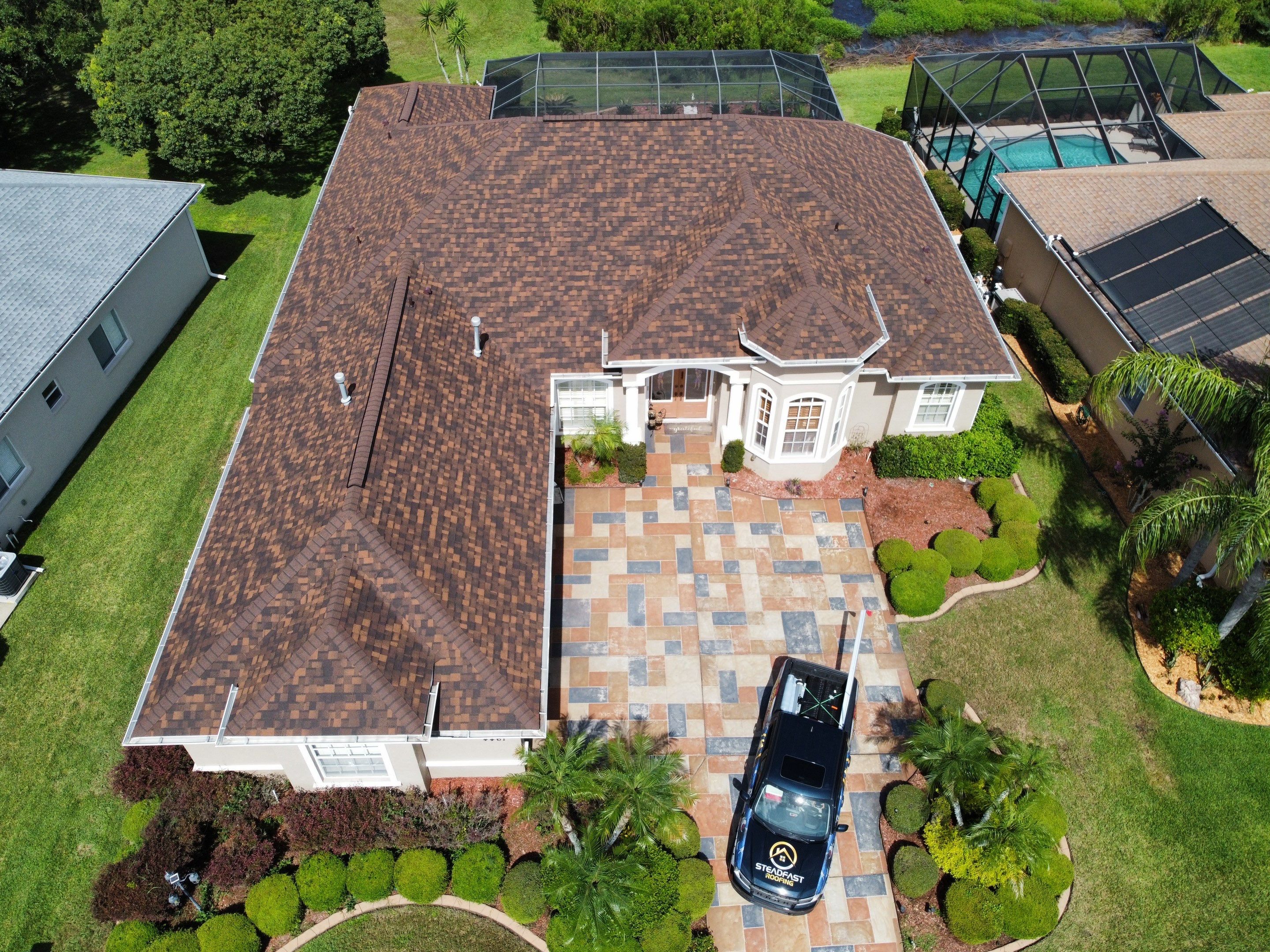 Roof Replacement in Brooksville, FL. by Steadfast Roofing
