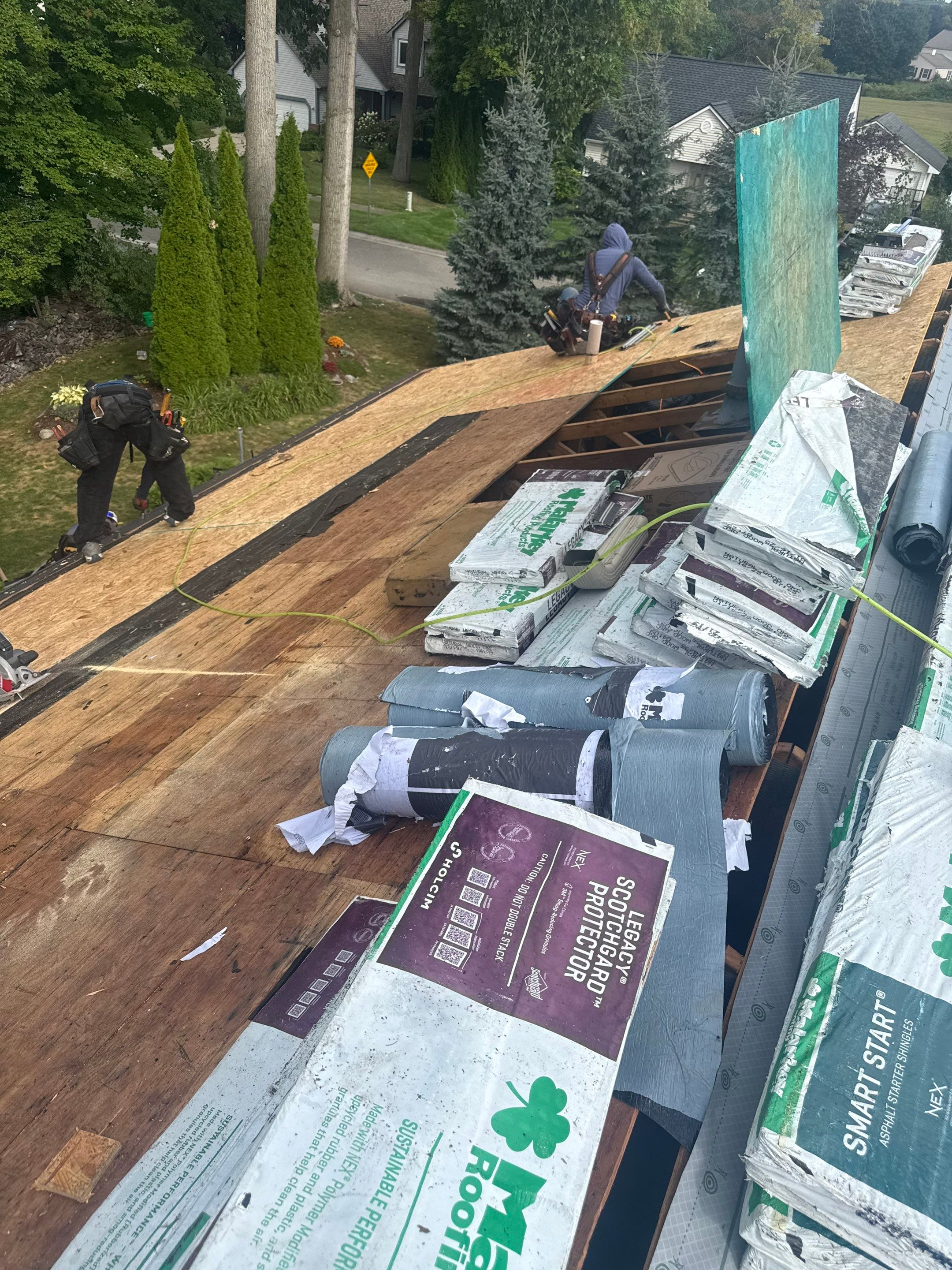 Roof Replacement using Malarkey Legacy Natural Wood by 180 Contractors