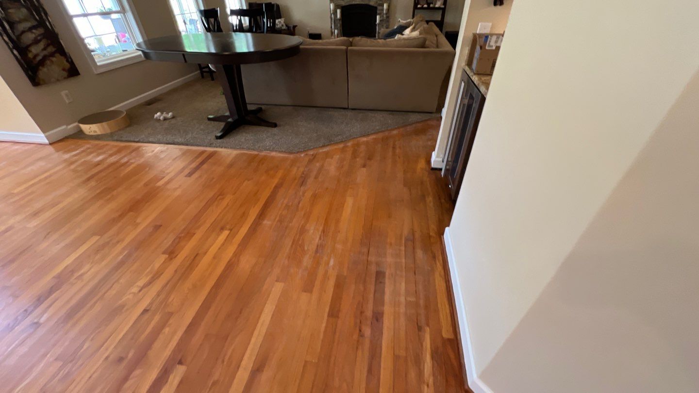 Hardwood Renewal  using Finish Em by Monster Clean