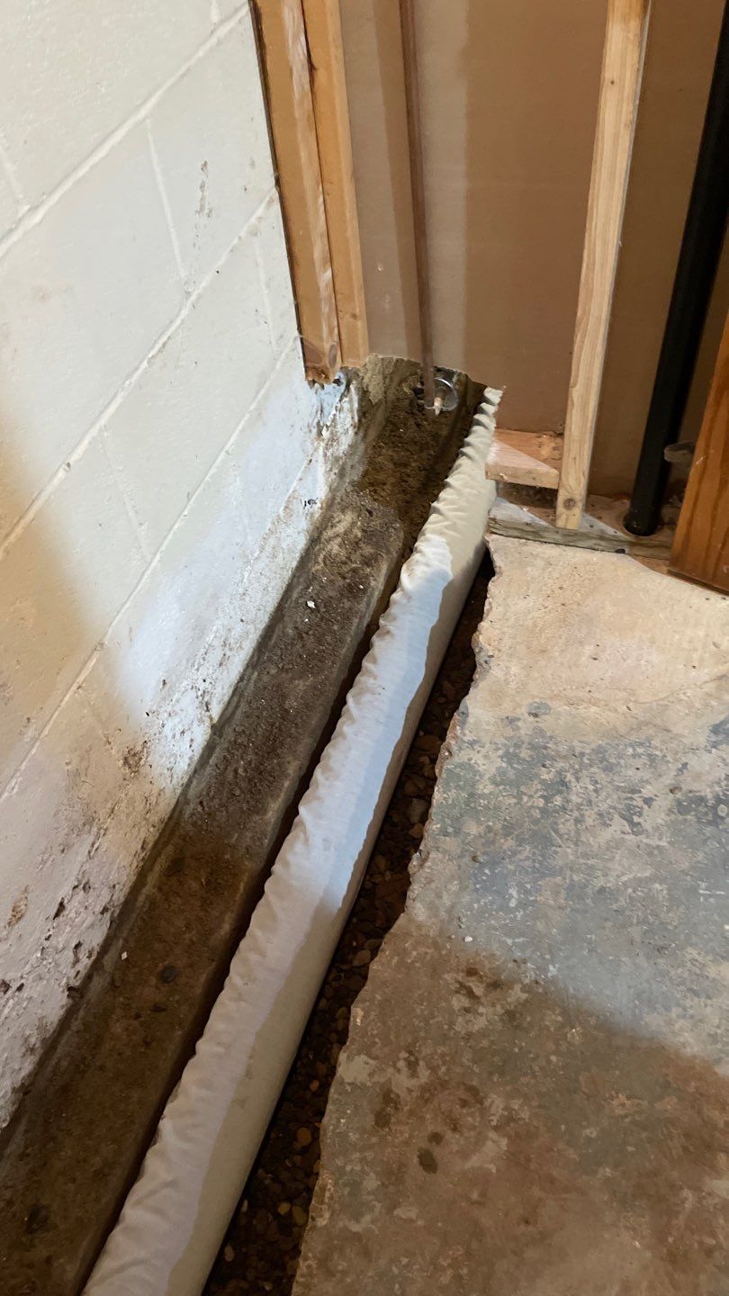 Drain Tile in Columbia Heights by Waterproofing Northeast