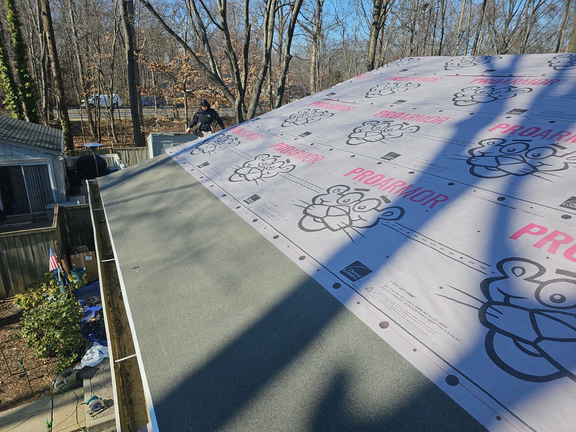 Residential Roofing Installation using Owens Cornering by Real1Construction