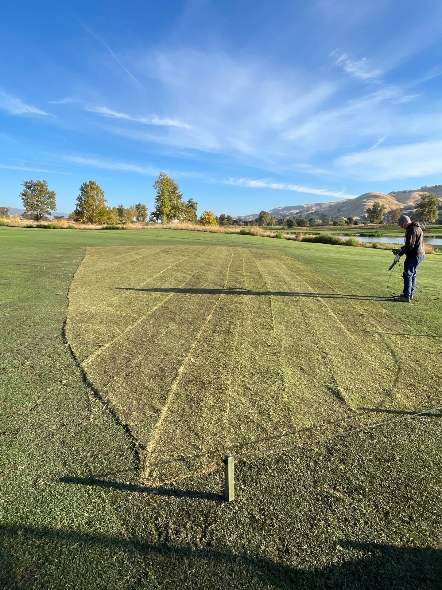 Project in Brooks by A - G Sod Farms