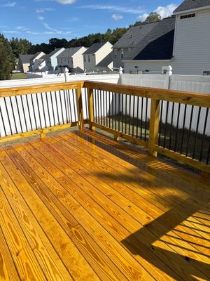 Wood Deck using Wood Sealant