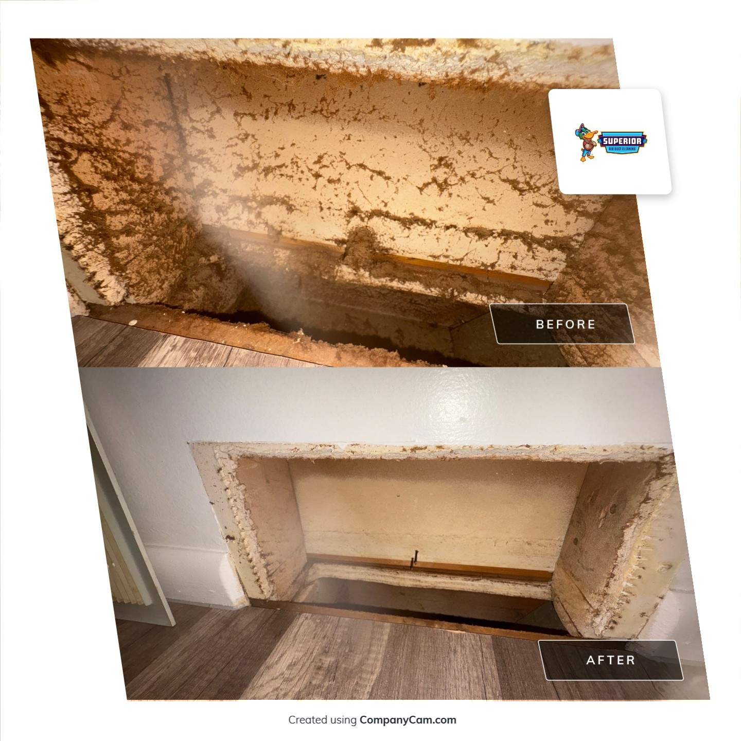 Air Duct Cleaning in New Brighton, PA using vacuum truck by Superior Air Duct Cleaning