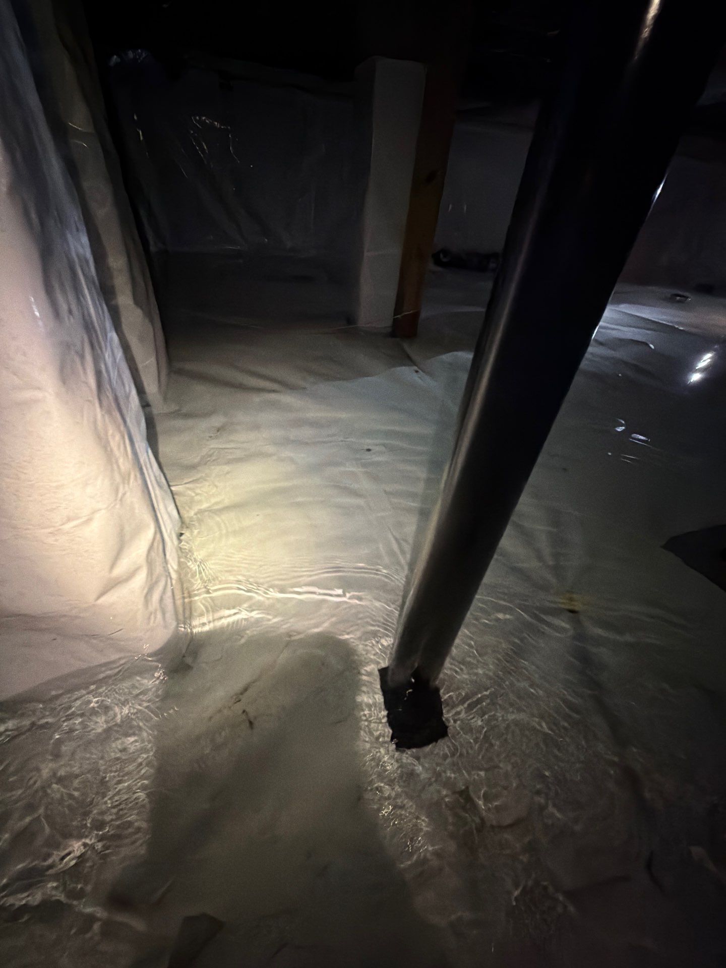 Alpharetta Crawlspace Water Damage Restoration with Vapor Barrier Installation by Restoration Damage Pros of Atlanta