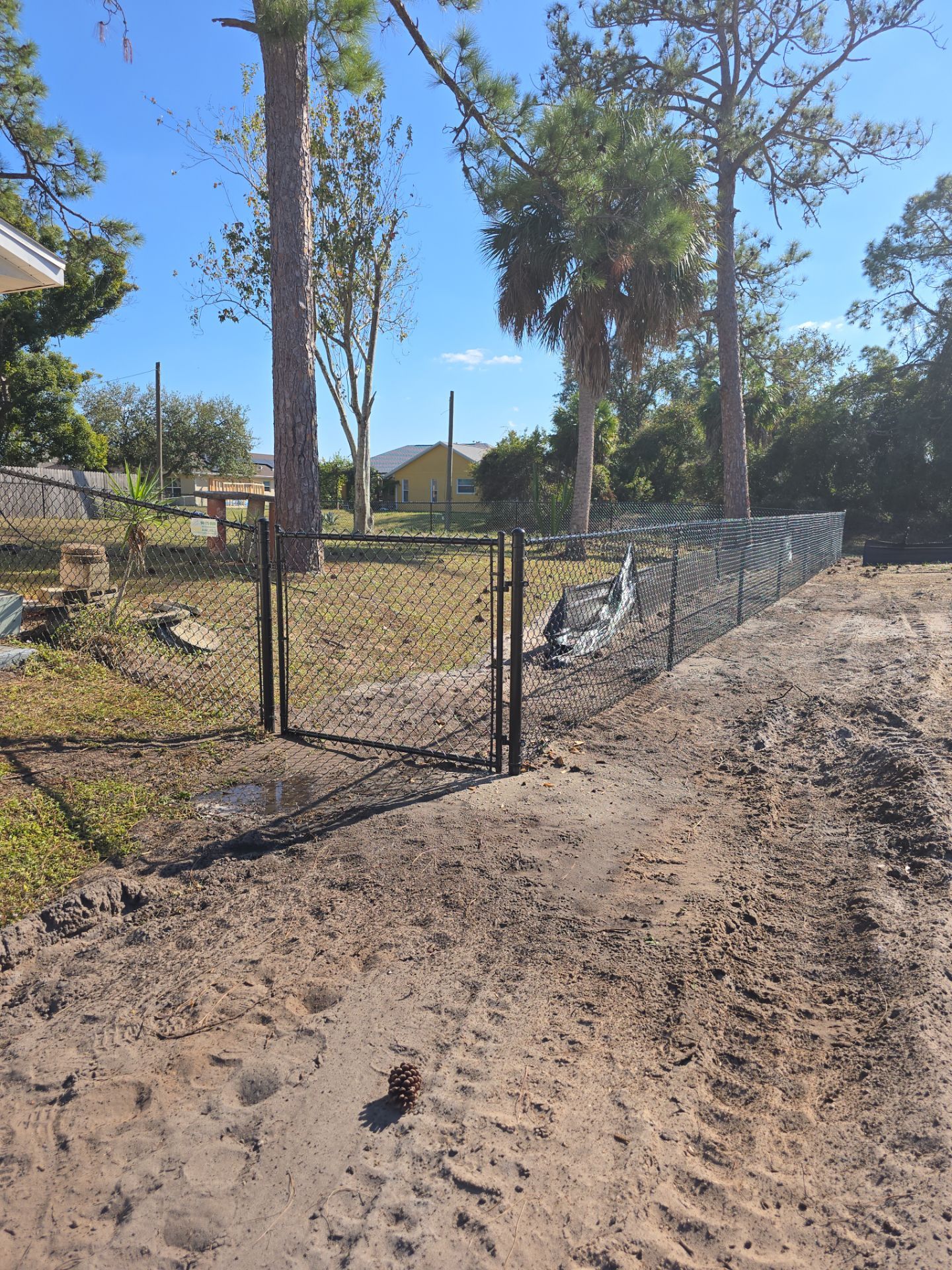 Chain Link Install in North Port by True Fence LLC