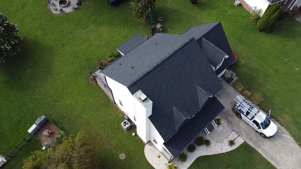 GAF HDZ Charcoal by Skybird Roofing