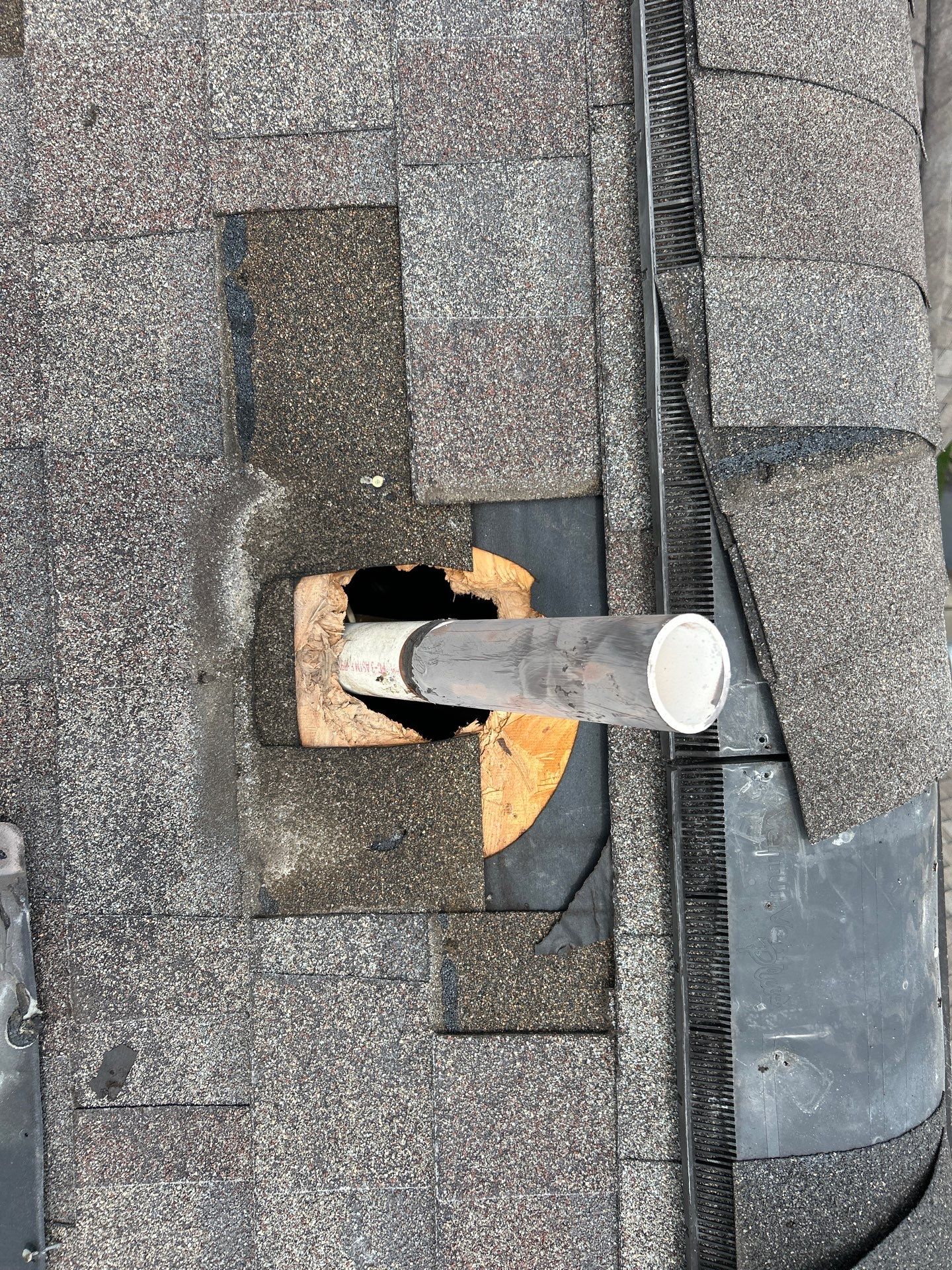 Hail Damage using Owen's Corning Duration (Lifetime) Shingles by Roof Repair Company