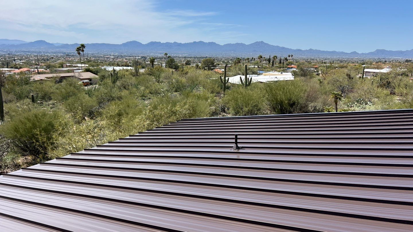 Dark Bronze Standing Seam by Reimagine Roofing