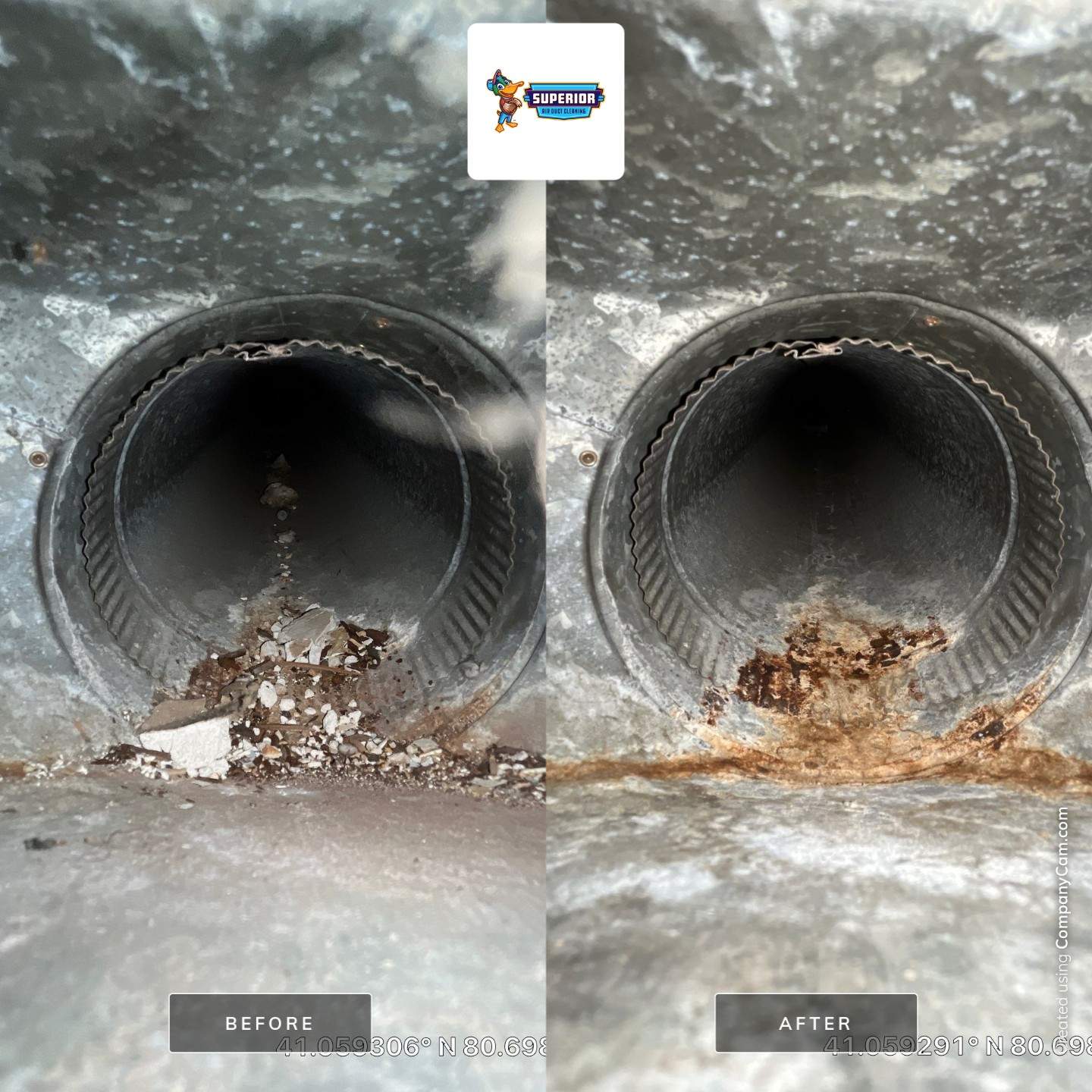 Air Duct Cleaning With a Vacuum Truck in Youngstown, OH by Superior Air Duct Cleaning