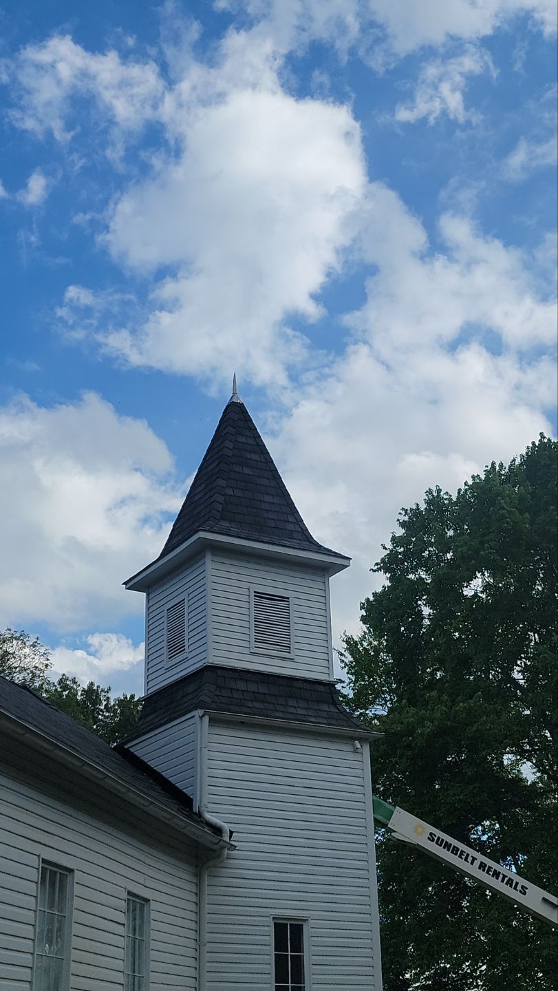 Church Roof Installation using GAF Slateline by ExteriorPros