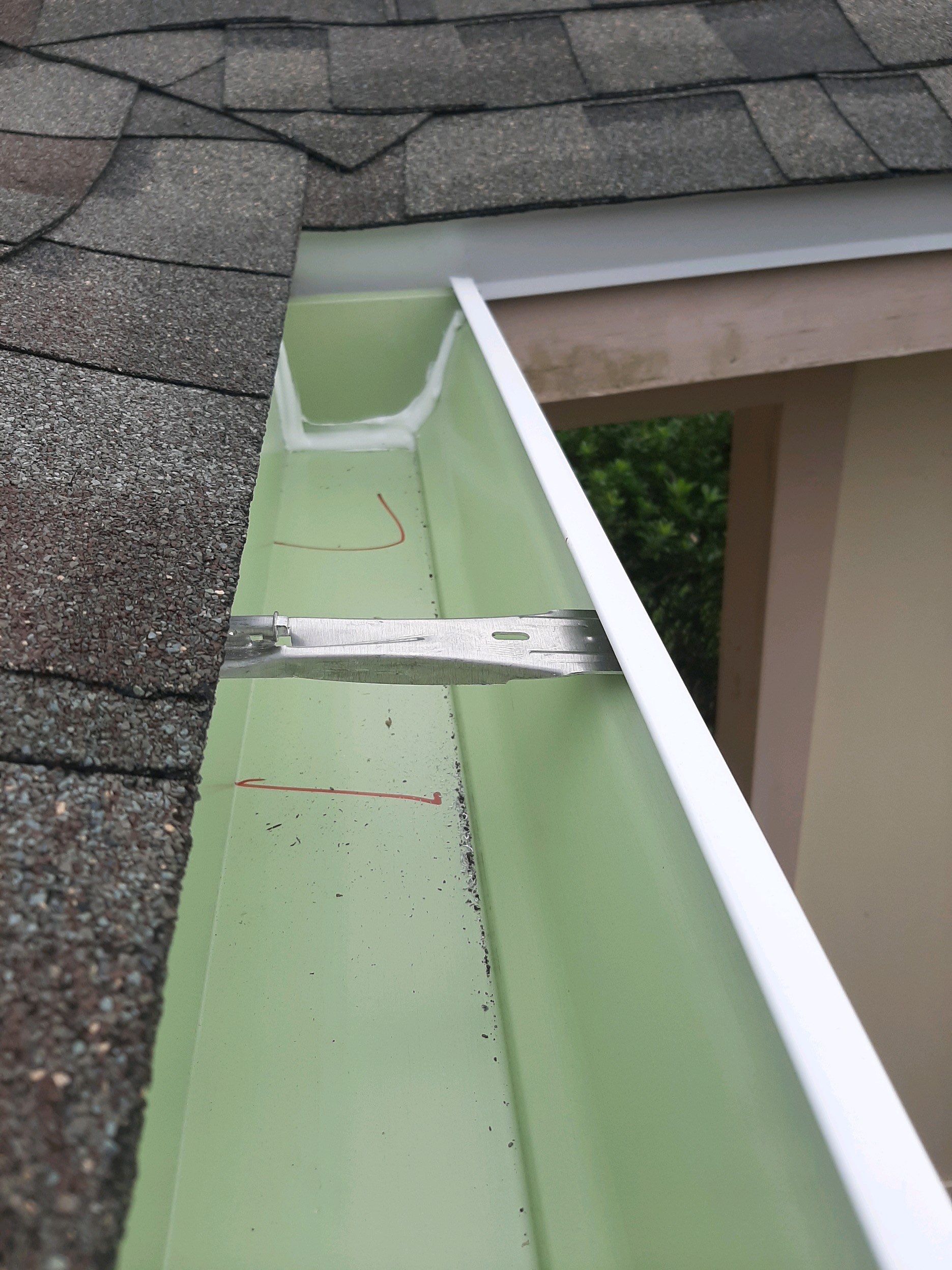 Gutter Installation using K-Style Seamless Gutters by Gutter Professors