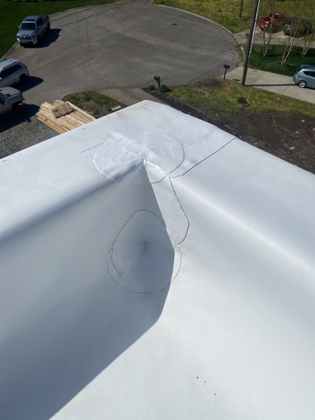 Residential Roofing Installation using TPO by Undersun Roofing 