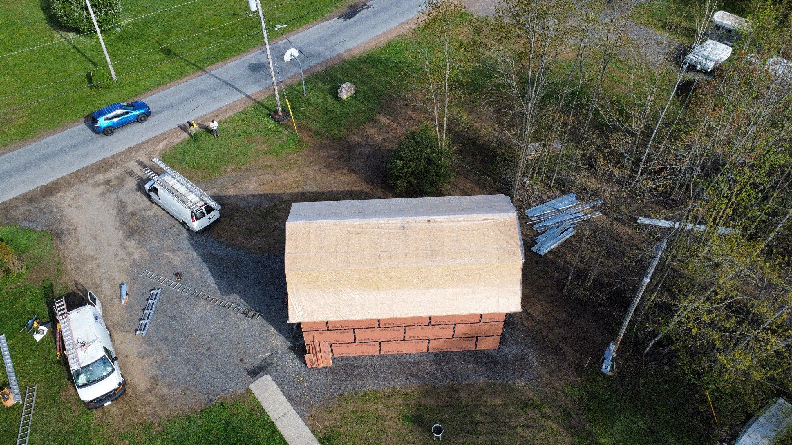 🏠 New Shed Installed in Parish, NY 🛠️ by Alpha Omega Roofing LLC