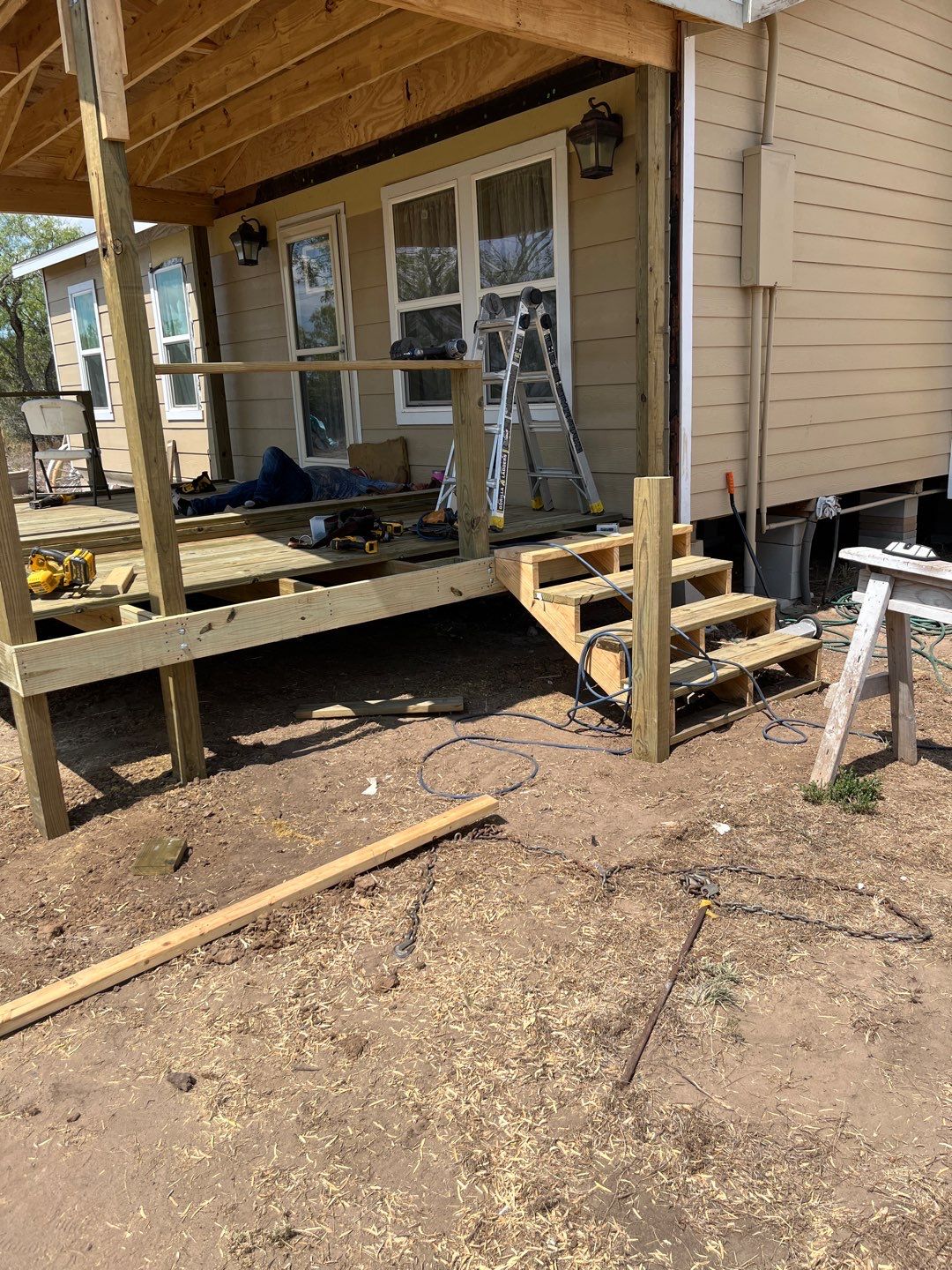 Front Porch Sitt'n by Bayfront Roofing and Construction