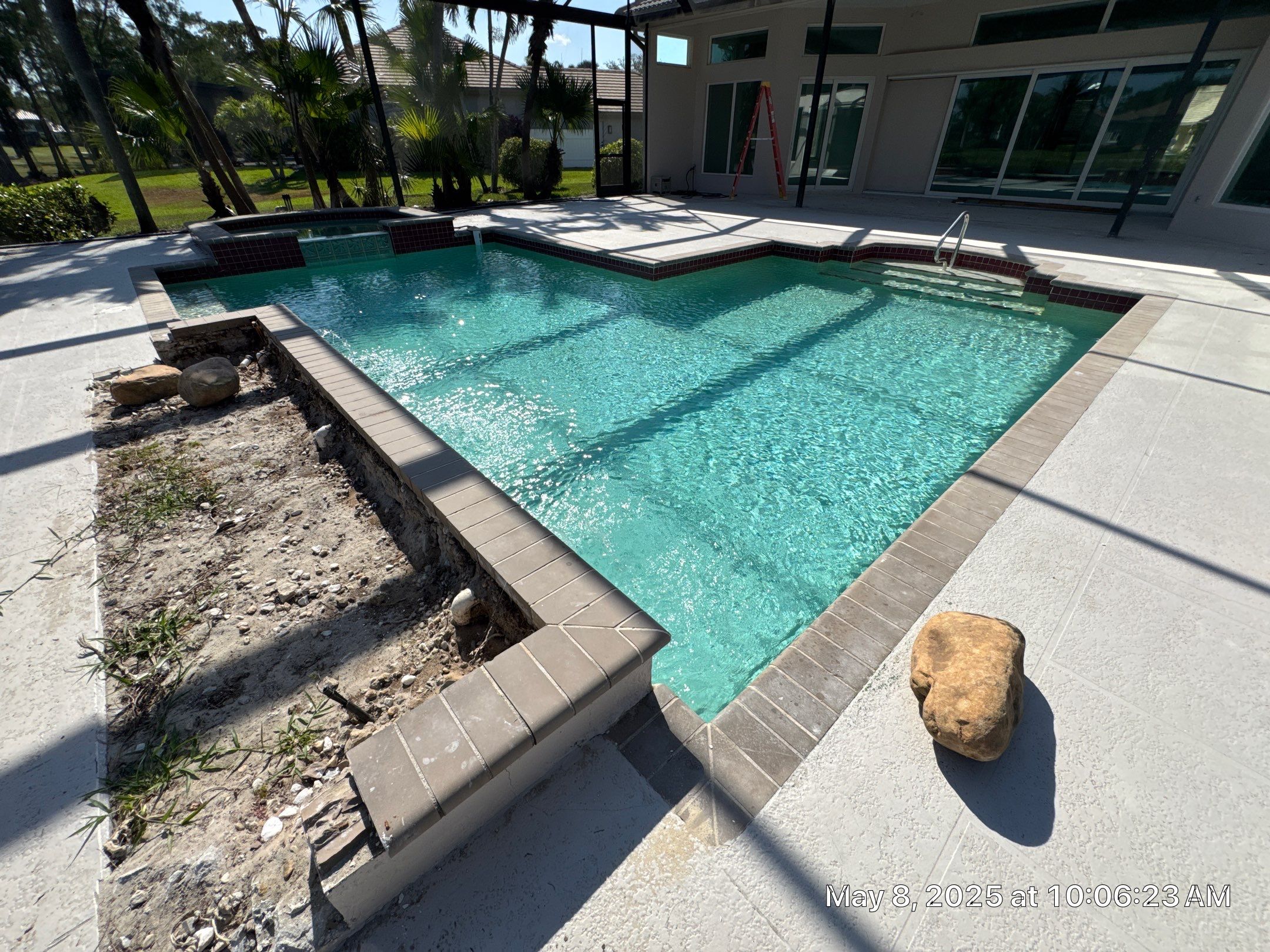 Pool Renovation/Porcelain pavers/Wild Cat Run by Old Town Pavers Llc