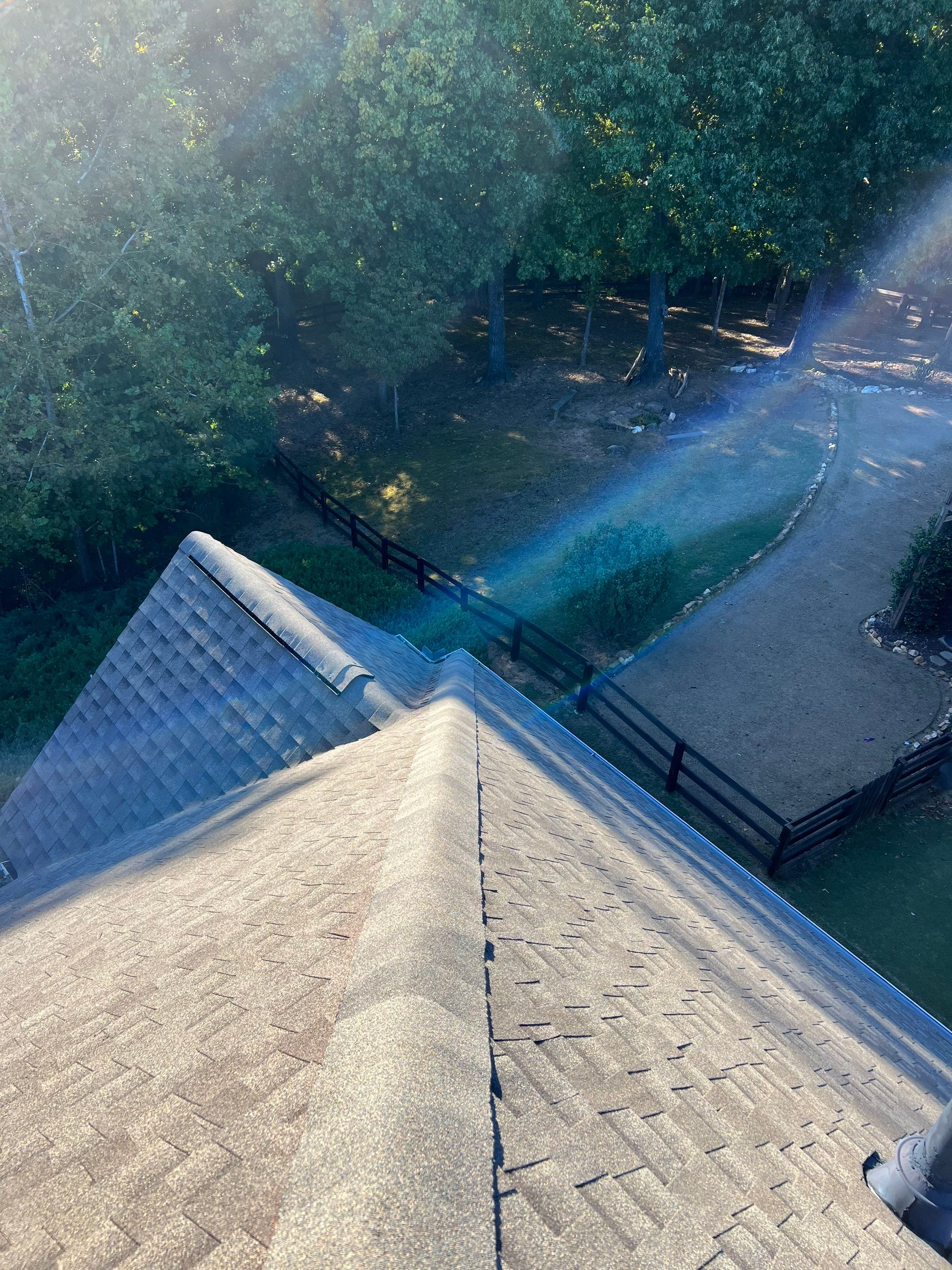 Residential Roofing Installation using GAF Timberline HD Weathered wood by Georgia Roof Advisors