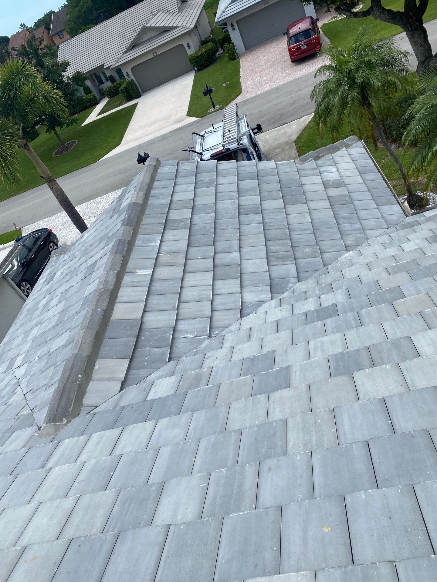 Residential Roofing Installation using Eagle Roofing Tile by BLUES BROTHERS ROOFING