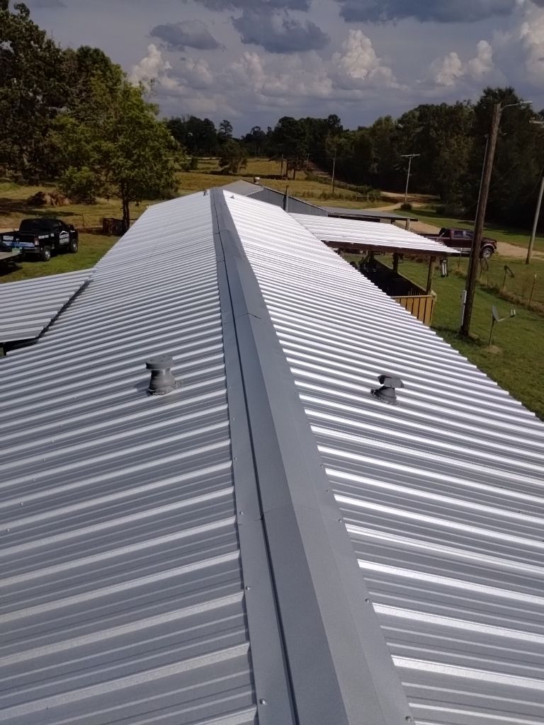 Residential Metal Roof Replacement: 26 GA. Galvalume by Hostetler Roofing