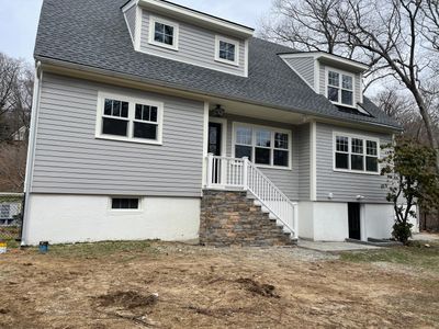 Gutter Installation using 6" Half Round Galvalume Gutter in Winchester, MA