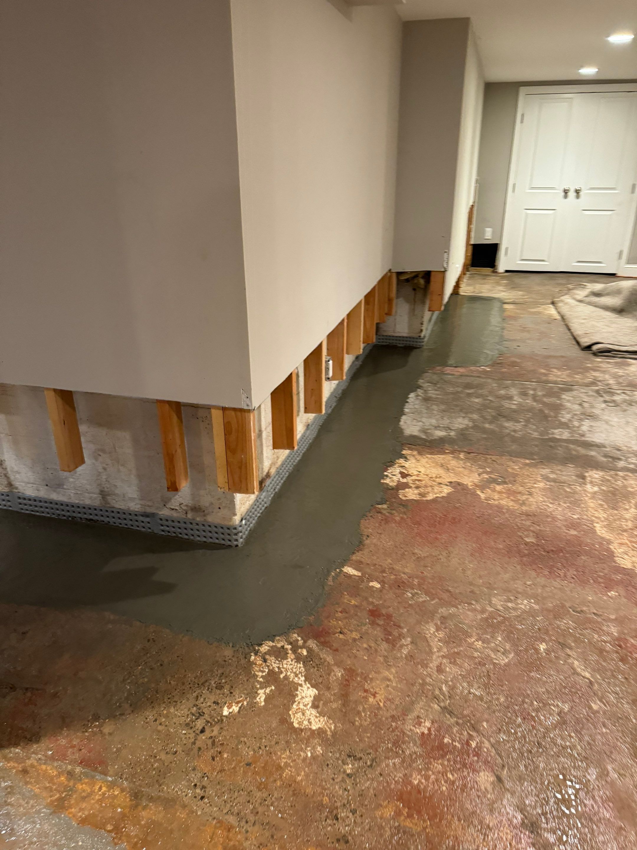Interior French Drain Livingston NJ by Pure Service Pro, LLC 