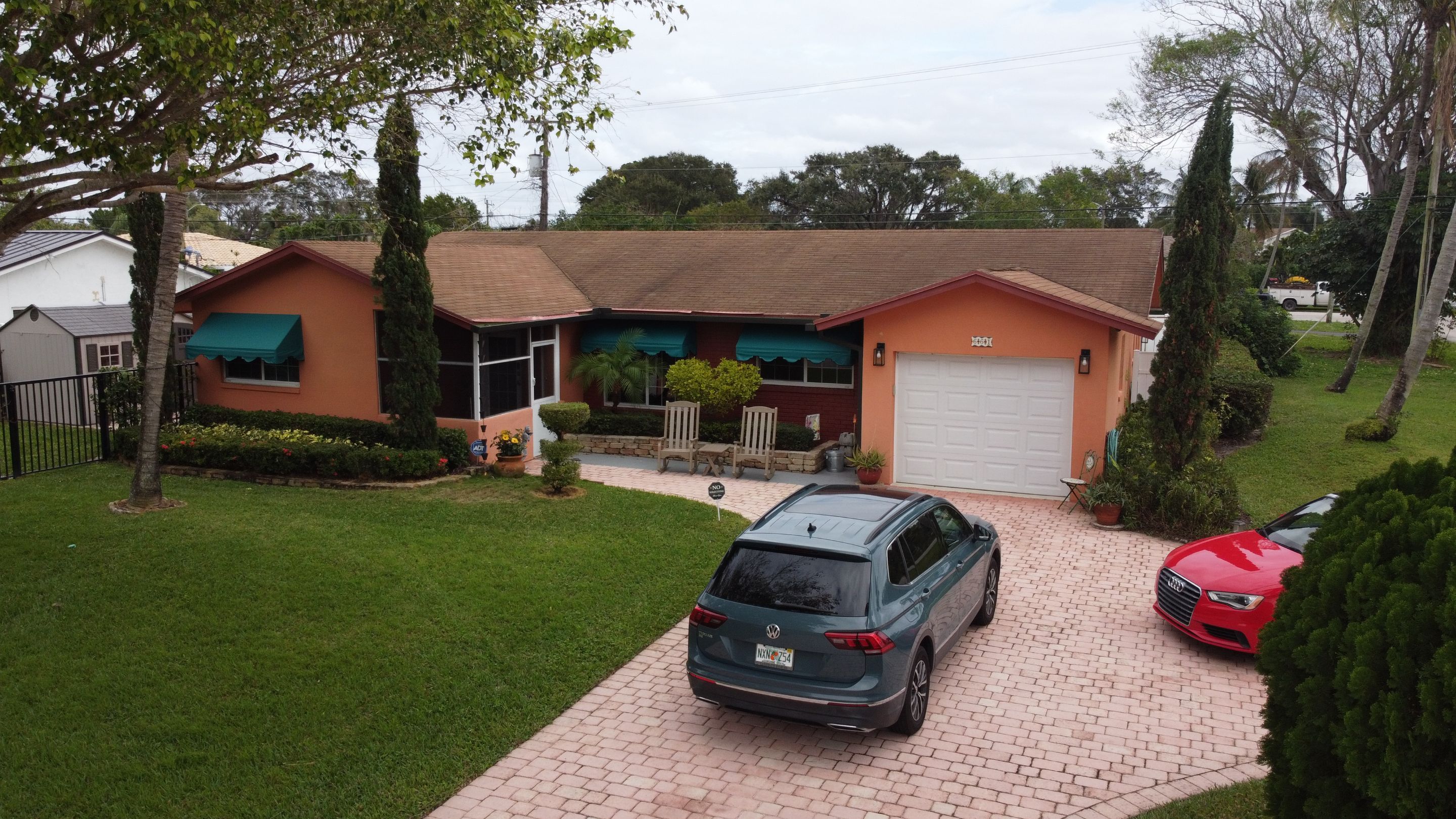 Residential Roofing Installation using 1" Nail strip metal roof by BLUES BROTHERS ROOFING