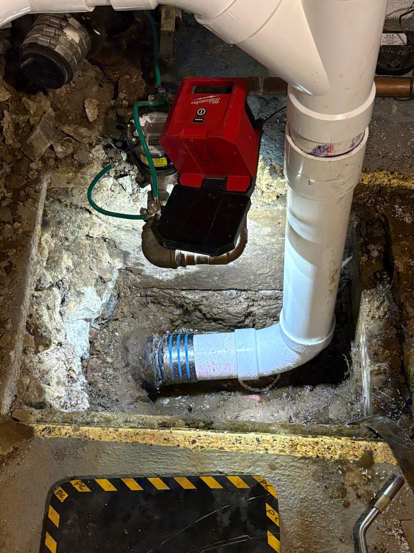 Sewage Line Replacement in Basement – Salem MA by FAGONE MECHANICAL