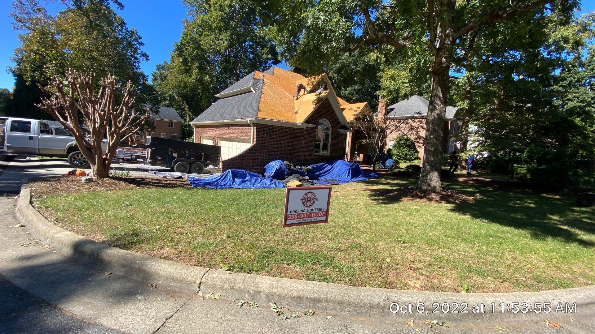 Happy Customer for Life by Just In Time Roofing and Restoration