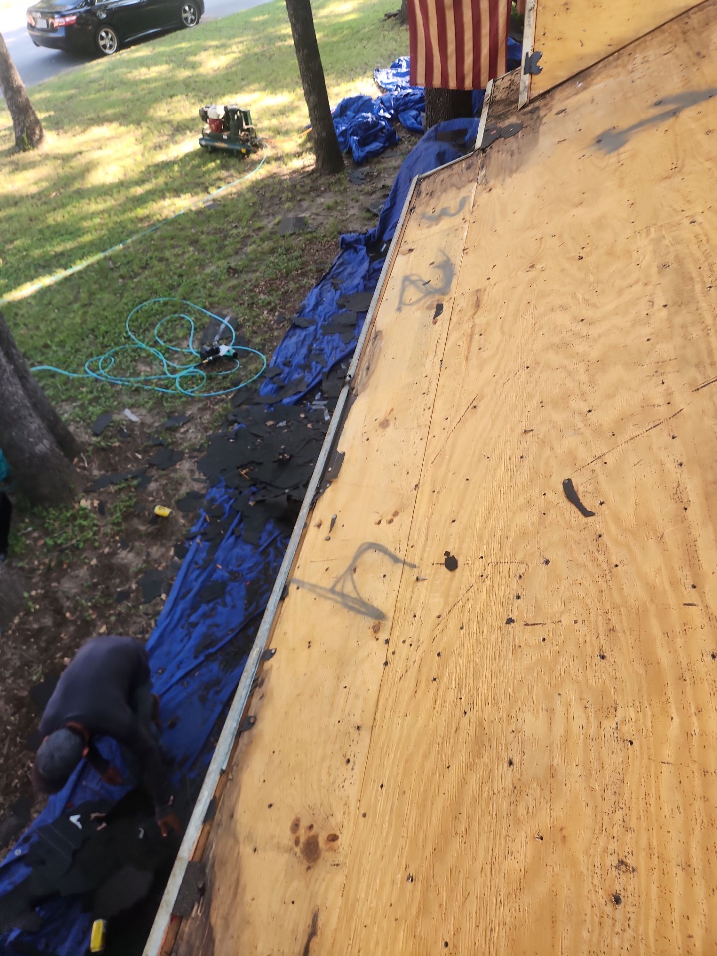 Project in Azle by Lonestar Roofing and Restoration LLC.