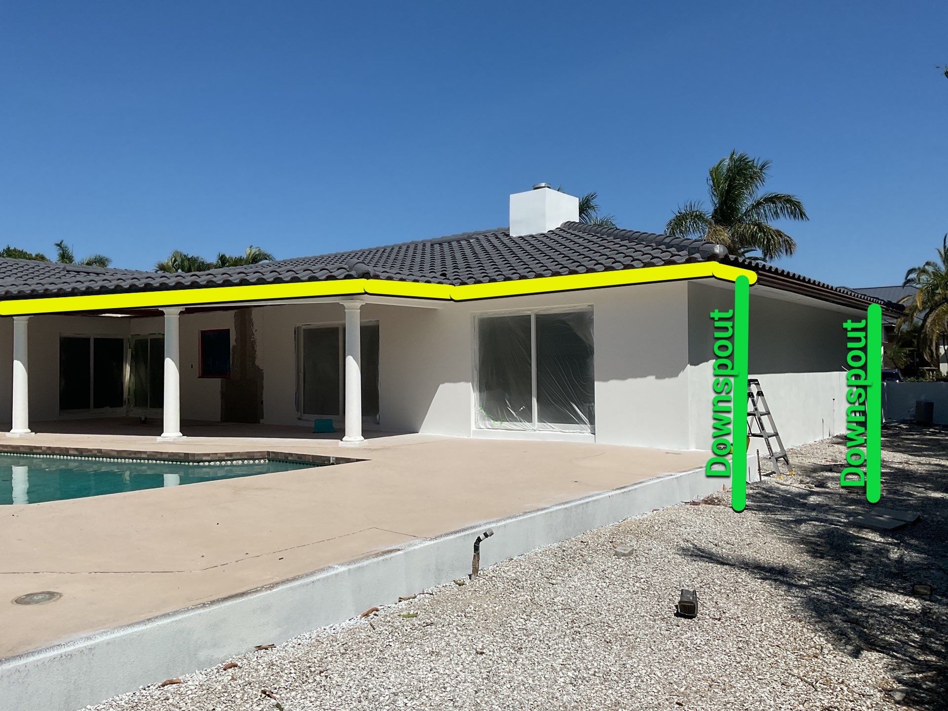 6 Inch Seamless Gutters using bronze gutters in Sarasota FL by Gutter Professors