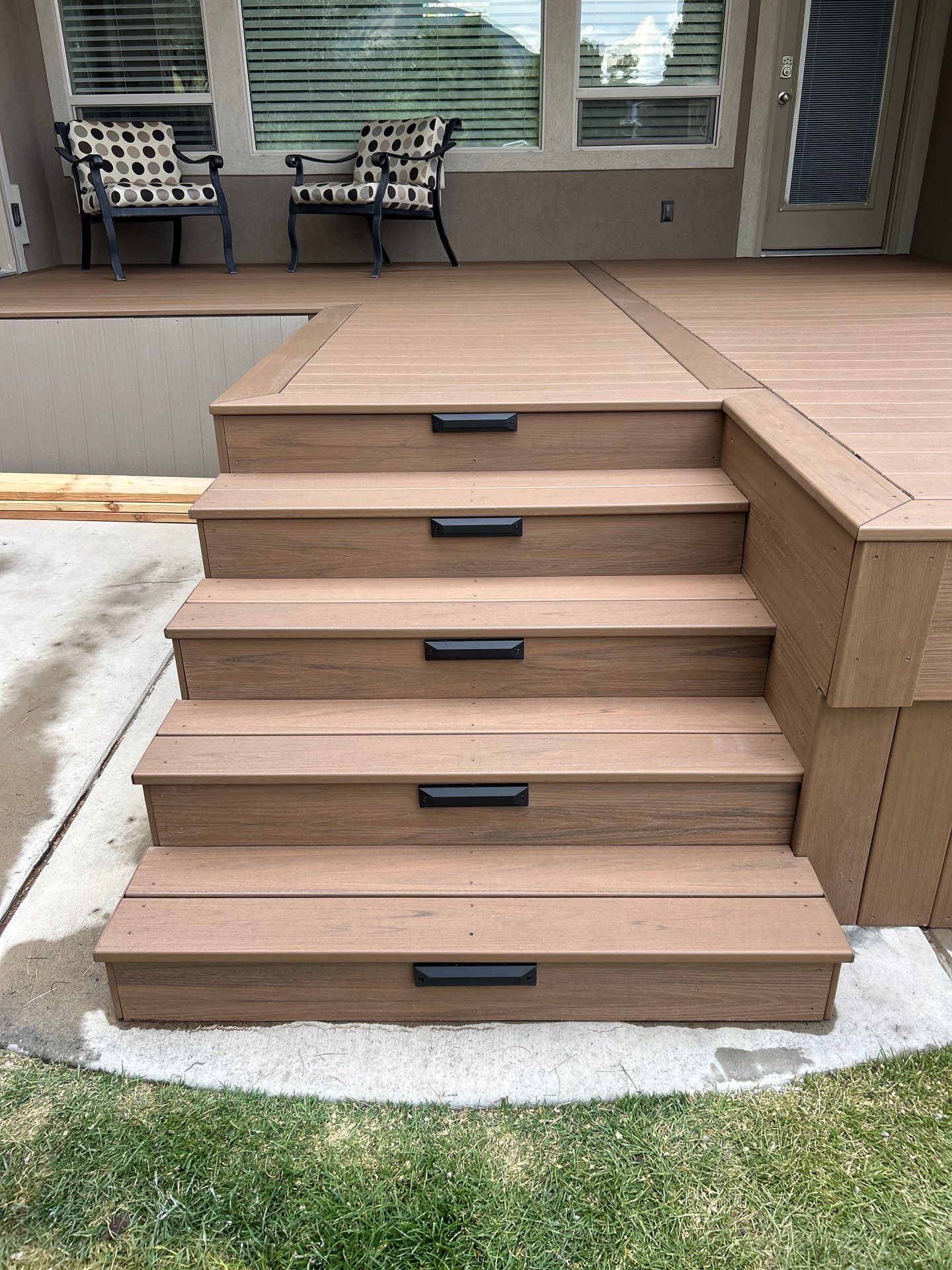 Hot Tub Deck with Cocktail Rail by SAGE Decks