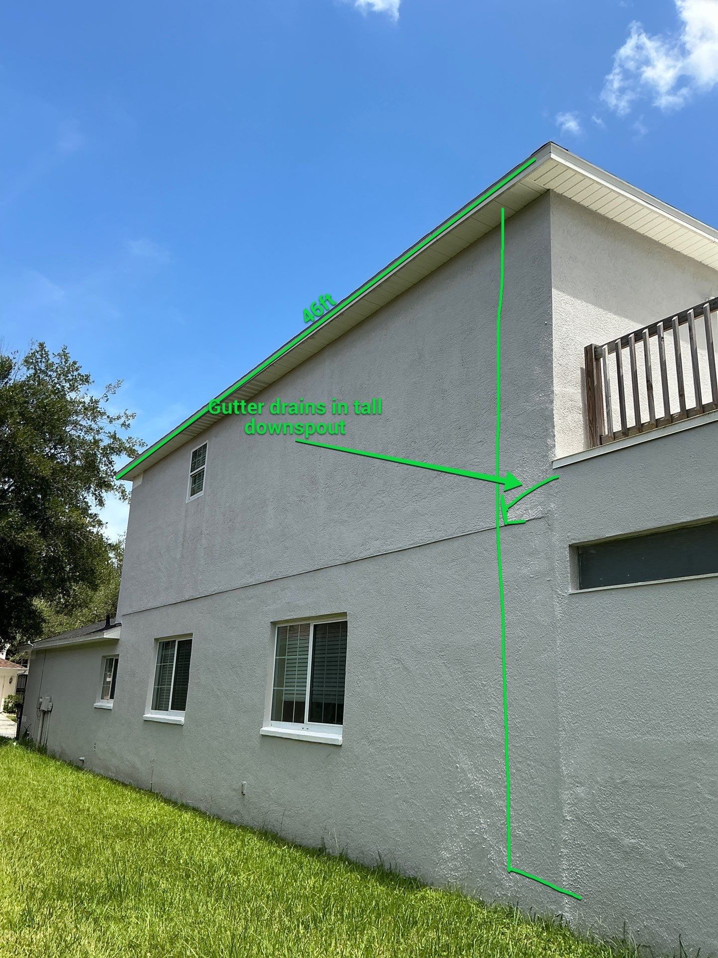 White 6-Inch Seamless Gutters Installation in Tampa FL by Gutter Professors