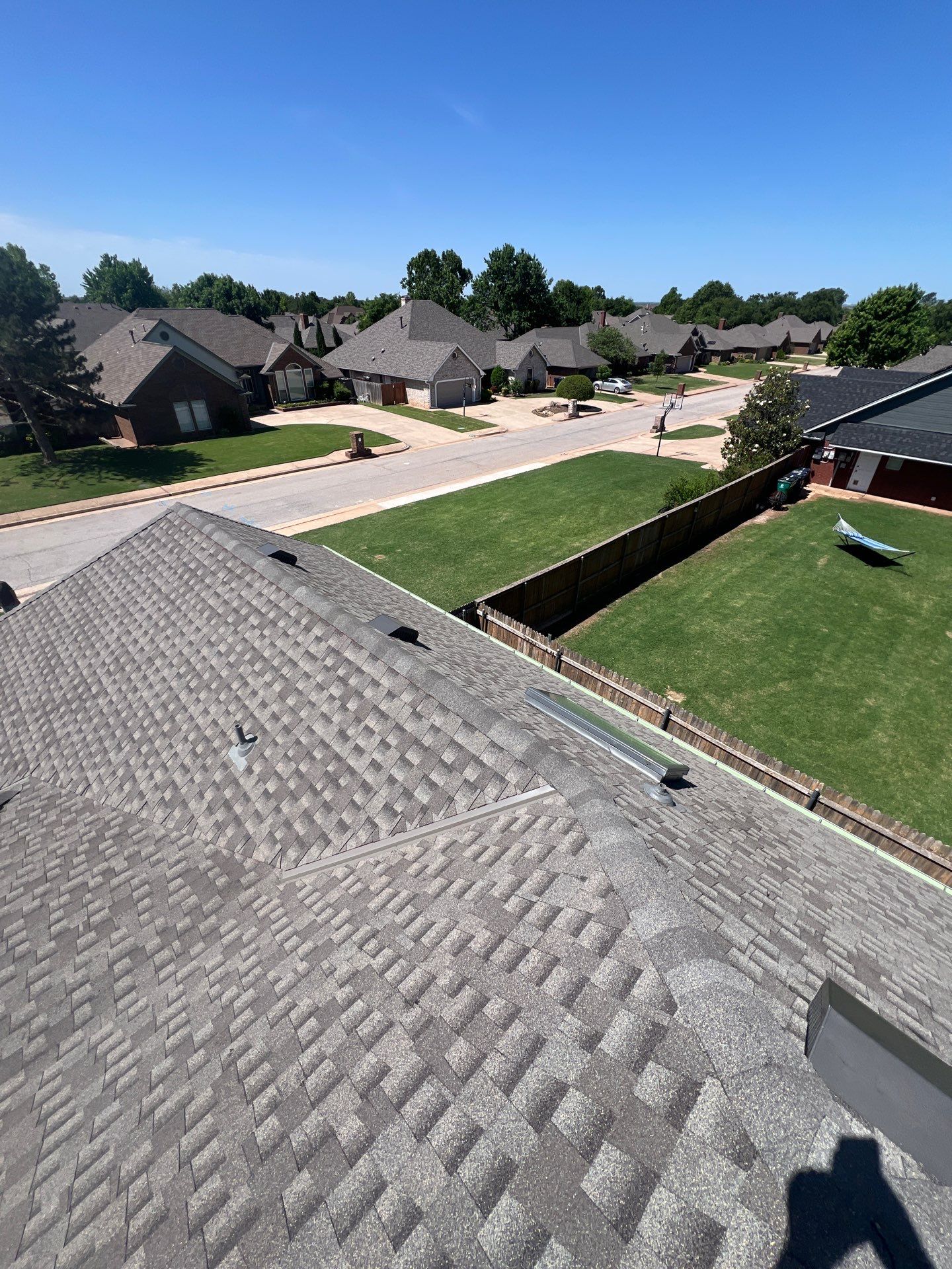 roof, vents & skylight replacement in Edmond by McCann's Roofing and Construction