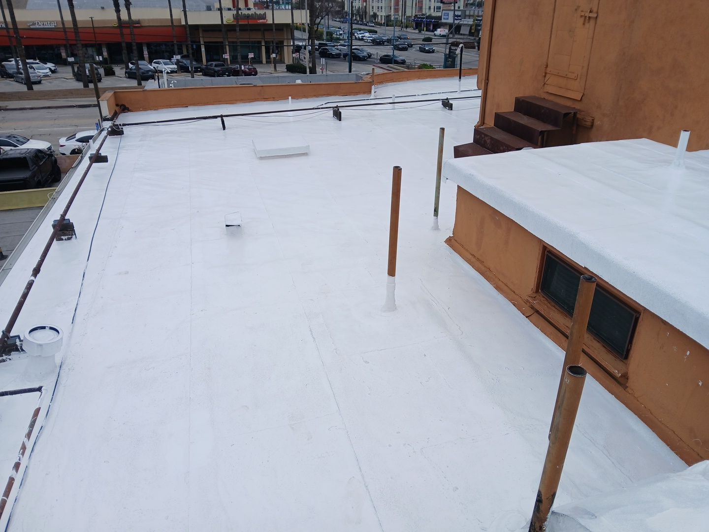 Silicone Coating Project in North Hollywood by Hull Brothers Roofing