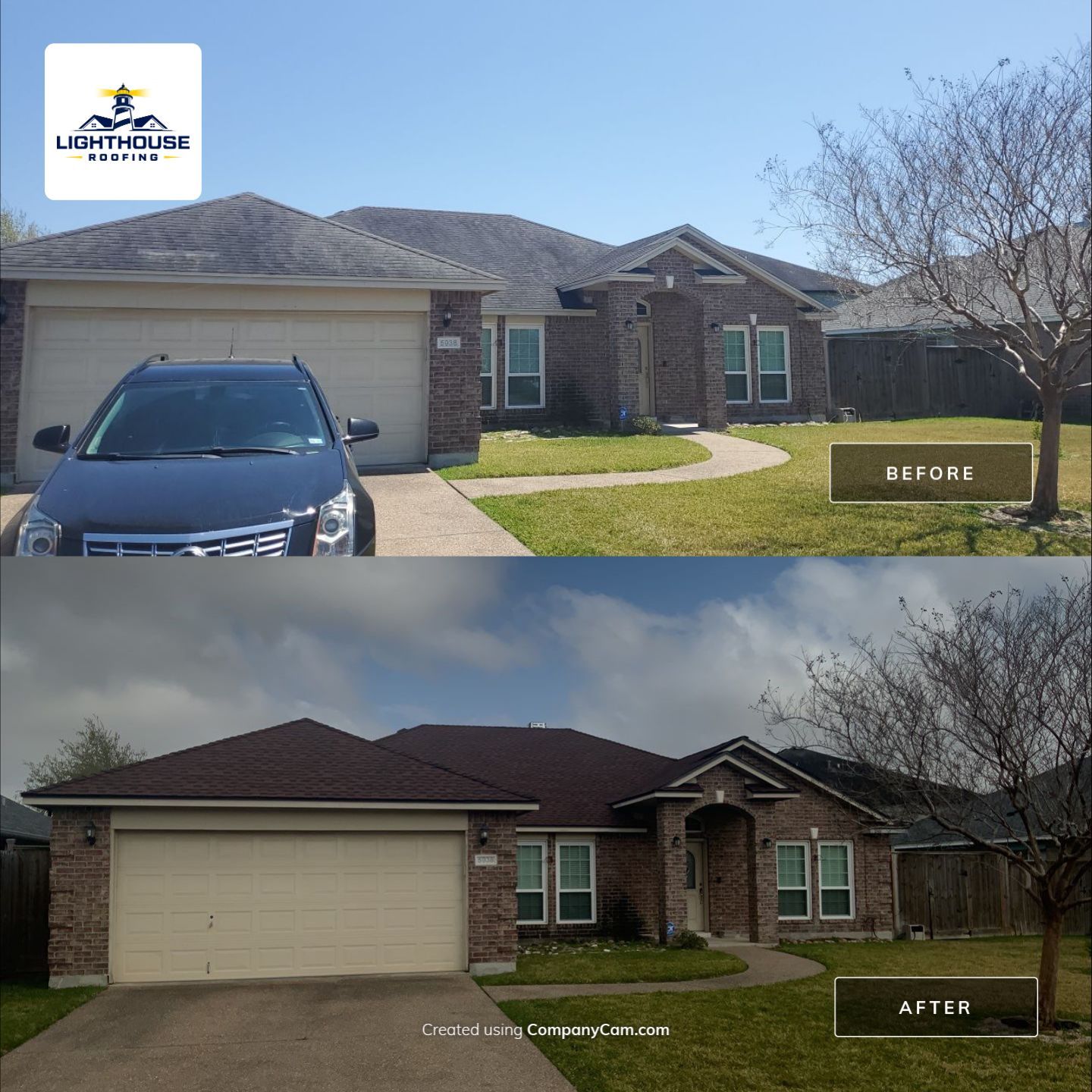 Residential Roofing Installation using GAF Timberline HDZ by Lighthouse Roofing