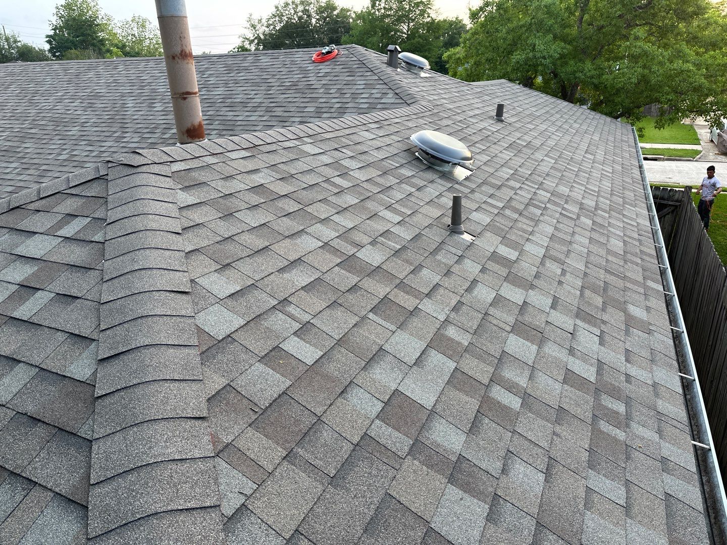 Residential Roofing Installation using Owen's Corning Duration (Lifetime) Shingles by Roof Repair Company