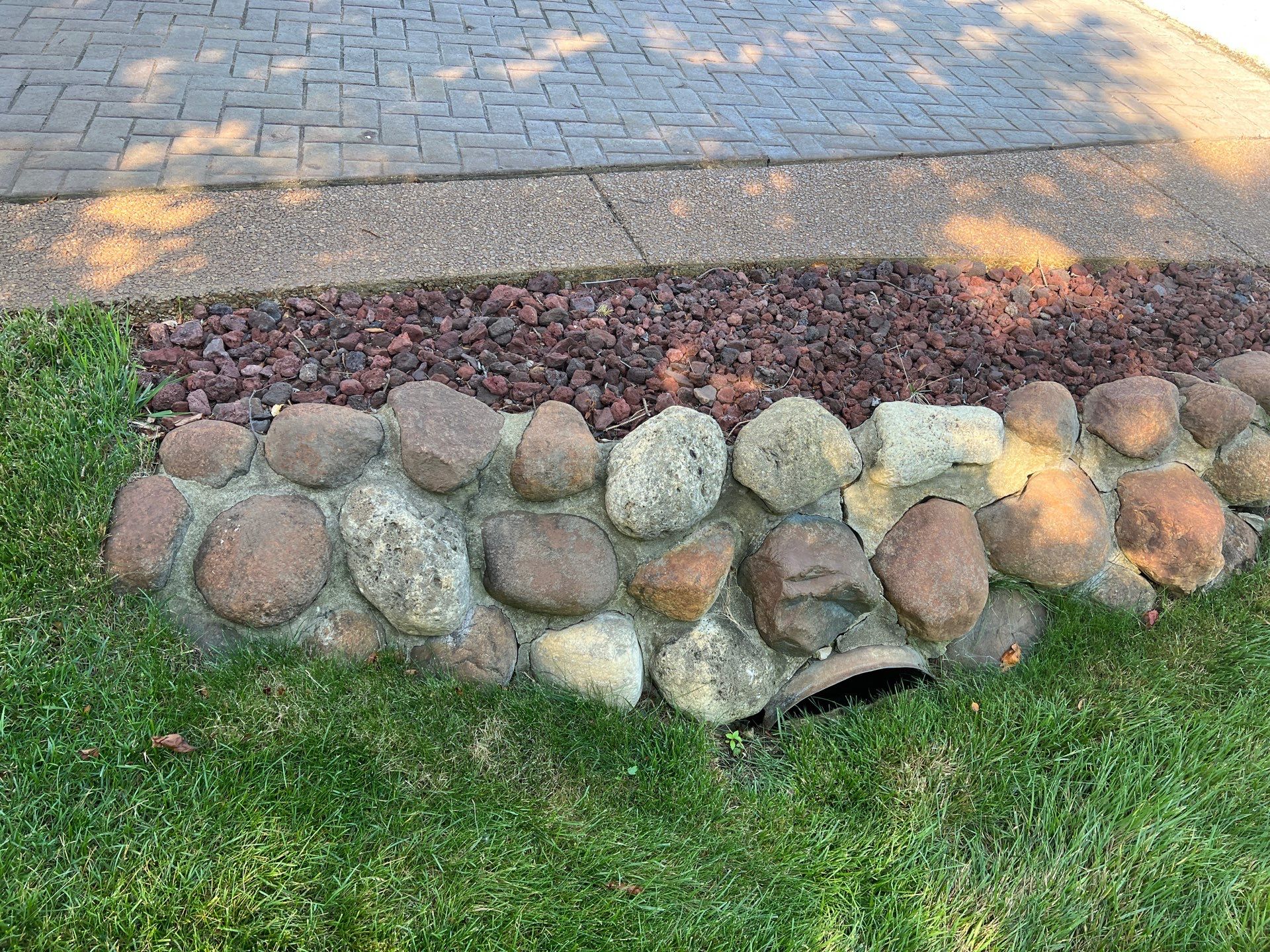 Rust removal by Northern Power Washing LLC.