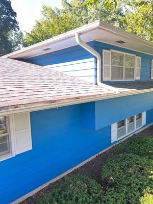 Turtle Shell gutter protection installation in Naperville, IL 60565, photograph 11