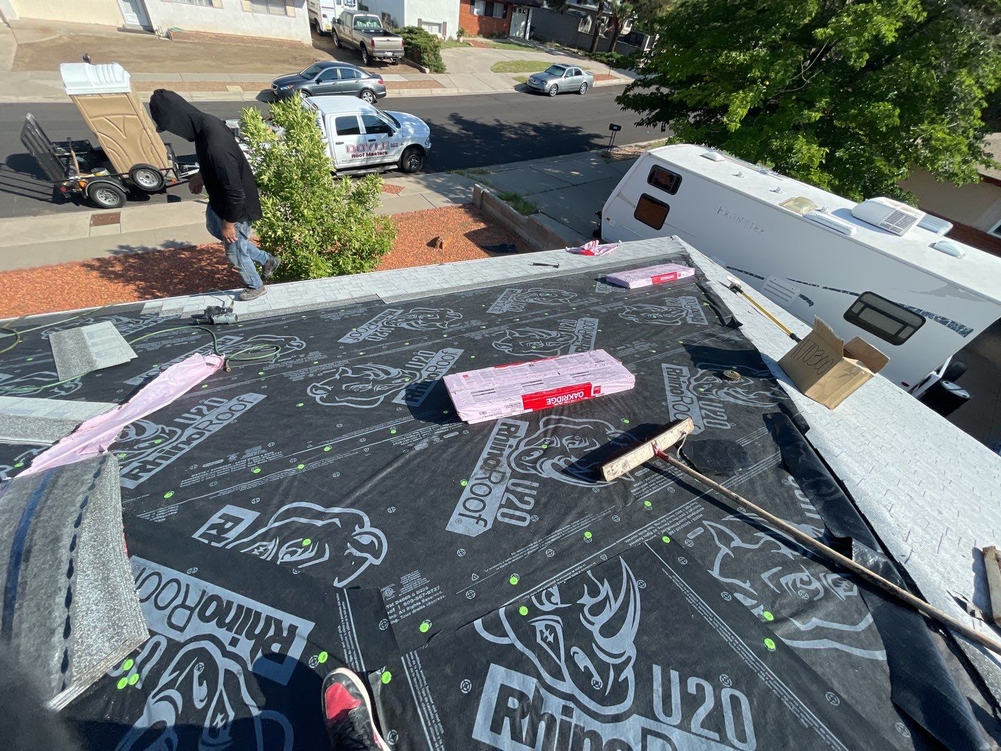 Asphalt Shingle Roof Replacement Installation in Albuquerque by Doyle Roof Masters Inc