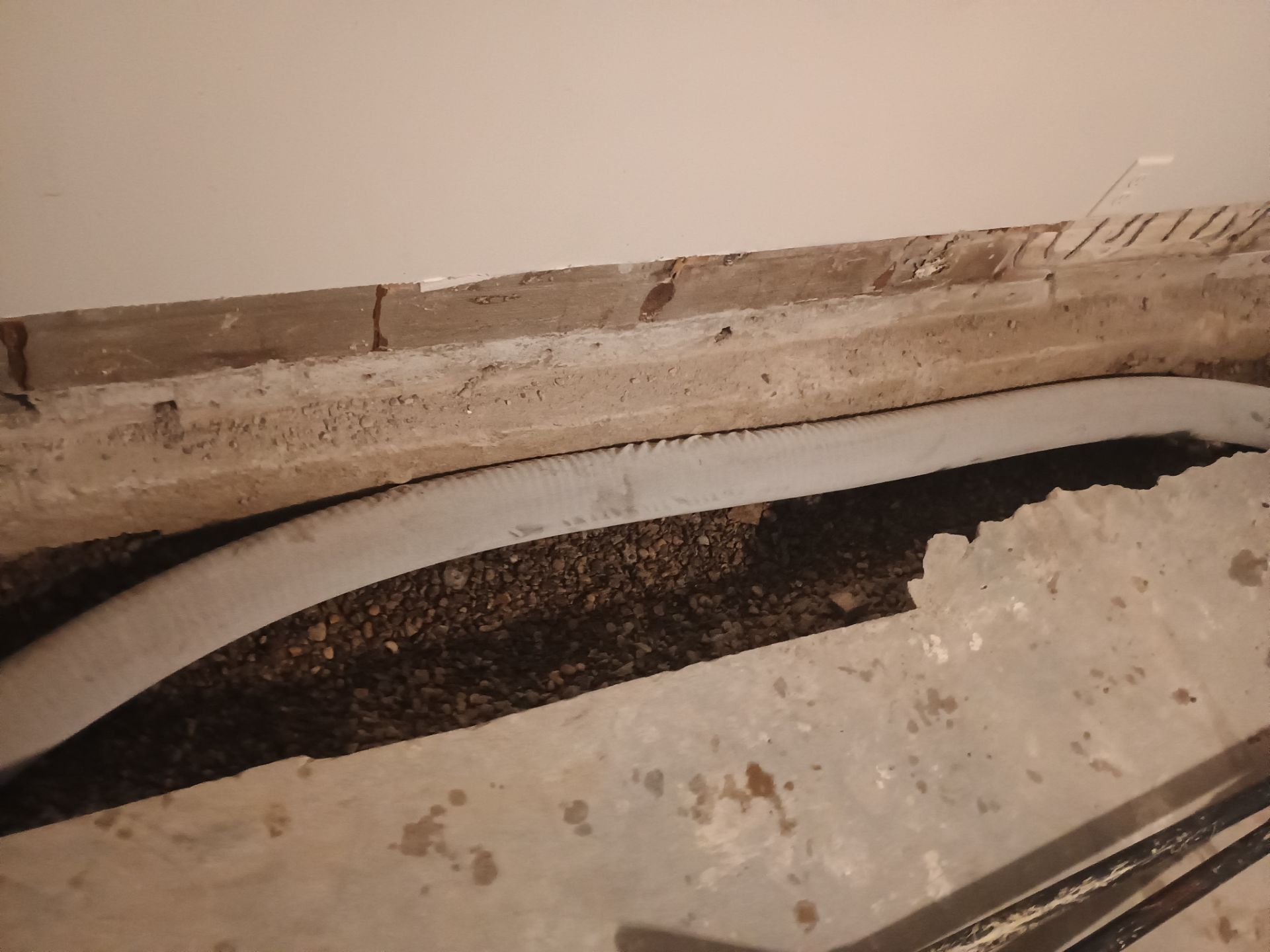 Drain tile for Kael in New Brighton by Waterproofing Northeast