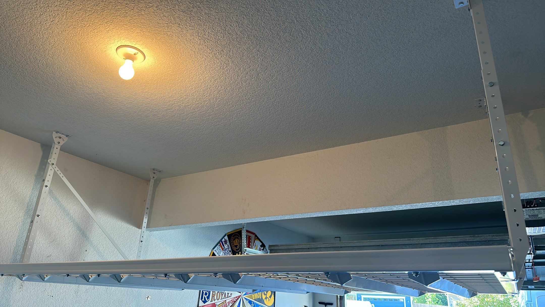 Andrew L. upgraded his garage with overhead racks by Banner Garage